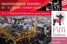 Heimtiermesse Dresden 2015 Gewinnspiel & Hundemodels
